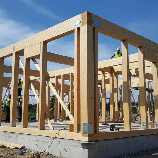 Брус клееный 100*100*5000, сорт АВ