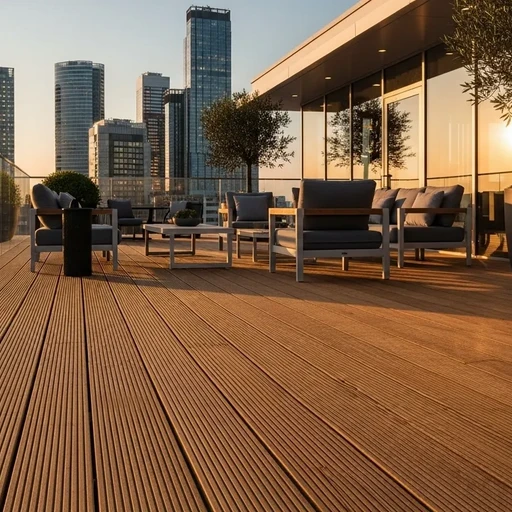 Доска террасная лиственница вельвет 28*120*3000, сорт АВС (0,36м2)