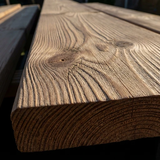 Доска террасная лиственница вельвет 34*90*5000, сорт А (0,45м2)