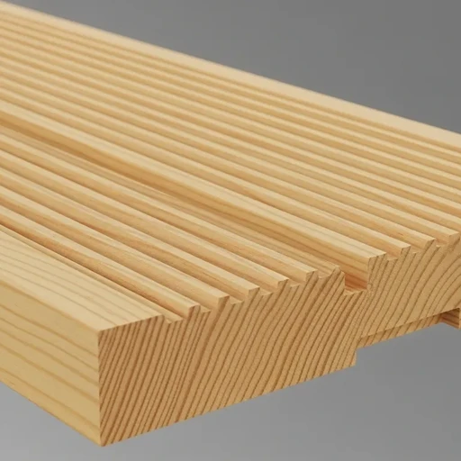 Доска террасная лиственница вельвет 45*90*2500, сорт Э (0,225м2)