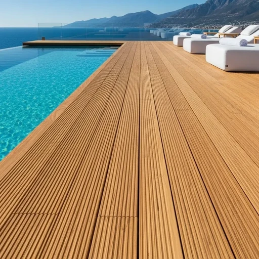 Доска террасная лиственница вельвет 45*190*4000, сорт АВС (0,76м2)