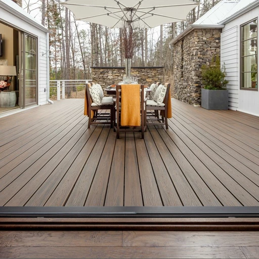 Доска террасная лиственница гладкая 28*142*3000, сорт А (0,426м2)